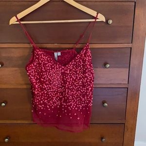 NWT Asos sequin top